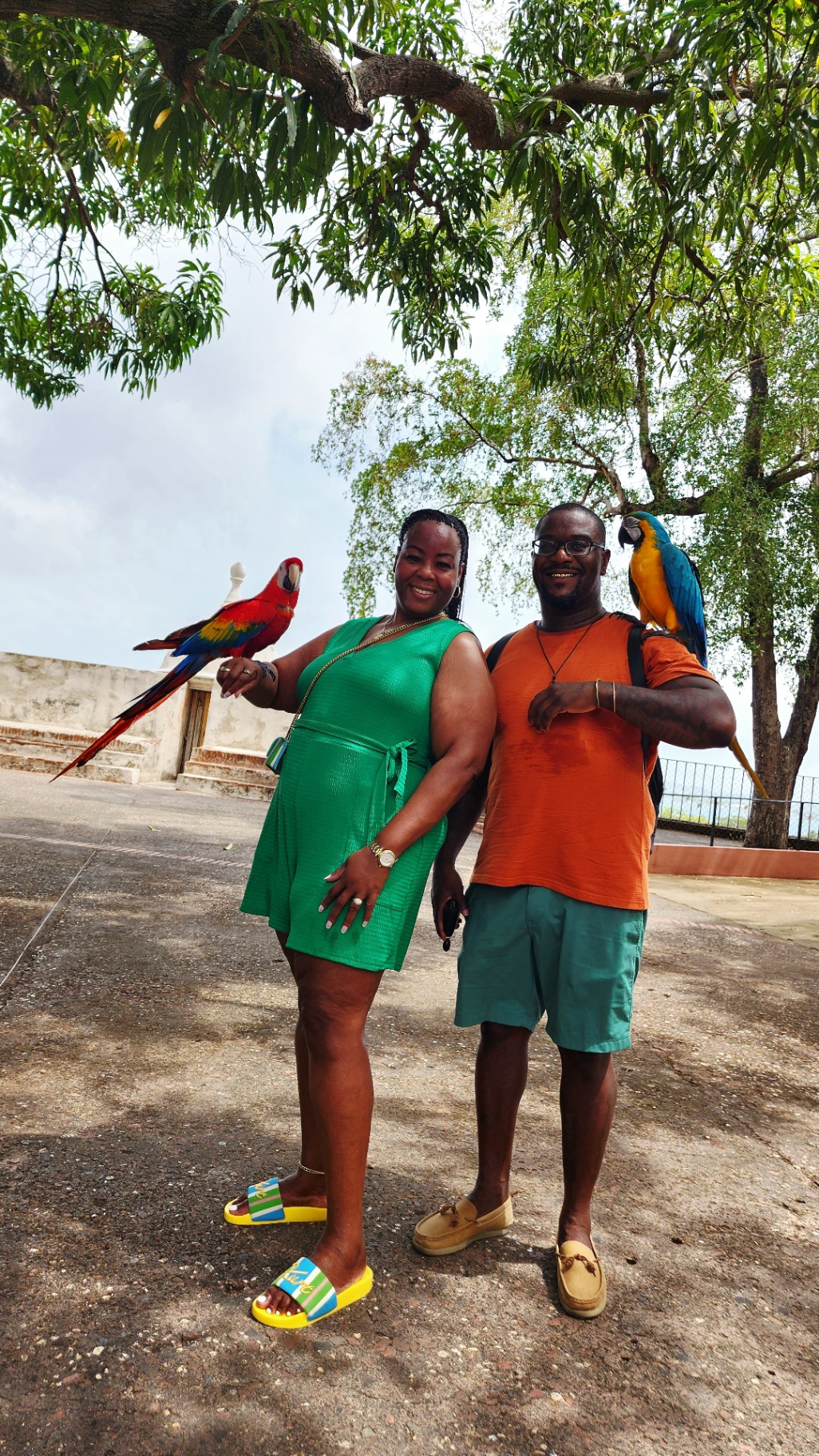 OnPoint Tours group enjoying the sights of Puerto Rico's Caribbean coastline.