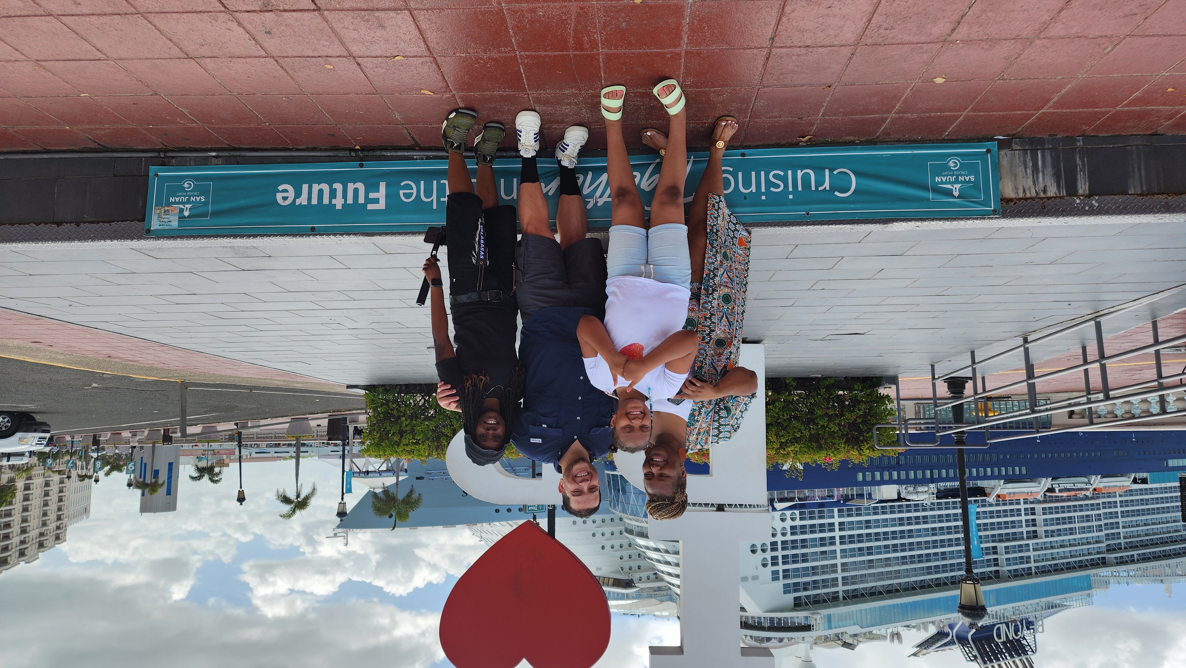 OnPoint Tours travelers pausing at Castillo San Cristóbal in Old San Juan.